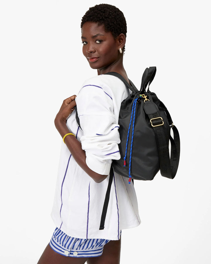 SAC TOUT BACKPACK (BLACK) - CLARE V.