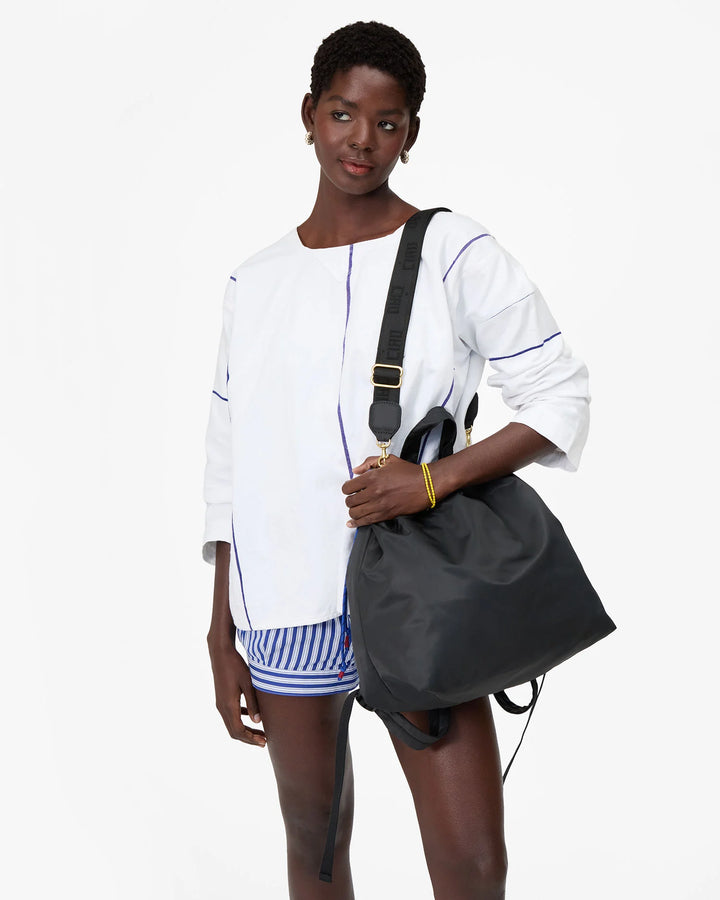 SAC TOUT BACKPACK (BLACK) - CLARE V.