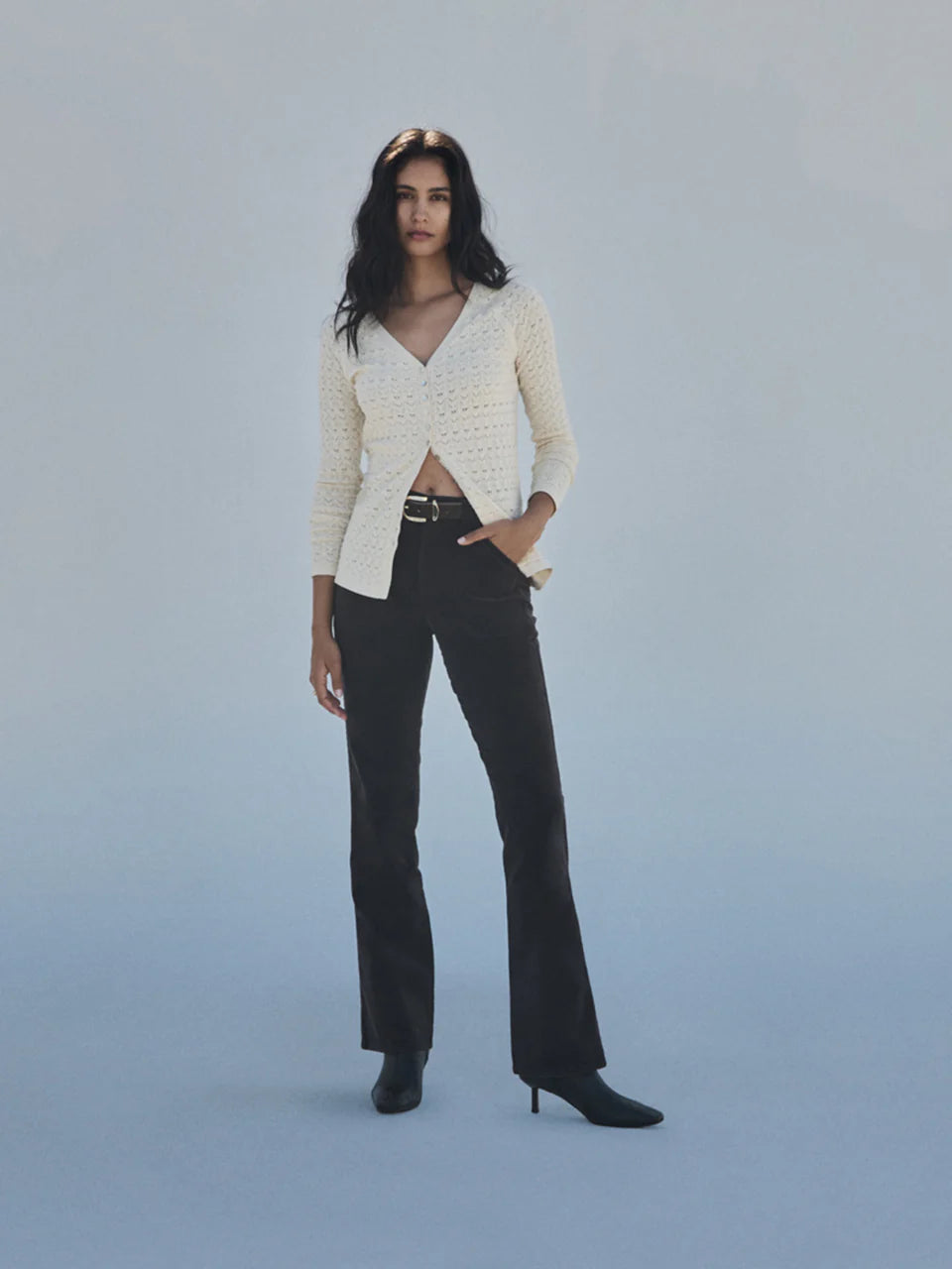 CORDUROY HAYDEN BOOTCUT PANT (SEMI SWEET) - SANCTUARY