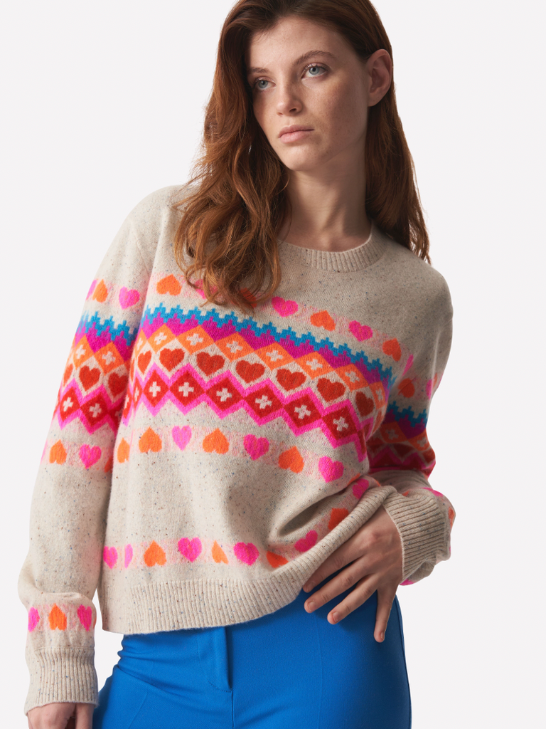 RAINBOW FAIR ISLE SWEATER - BRODIE