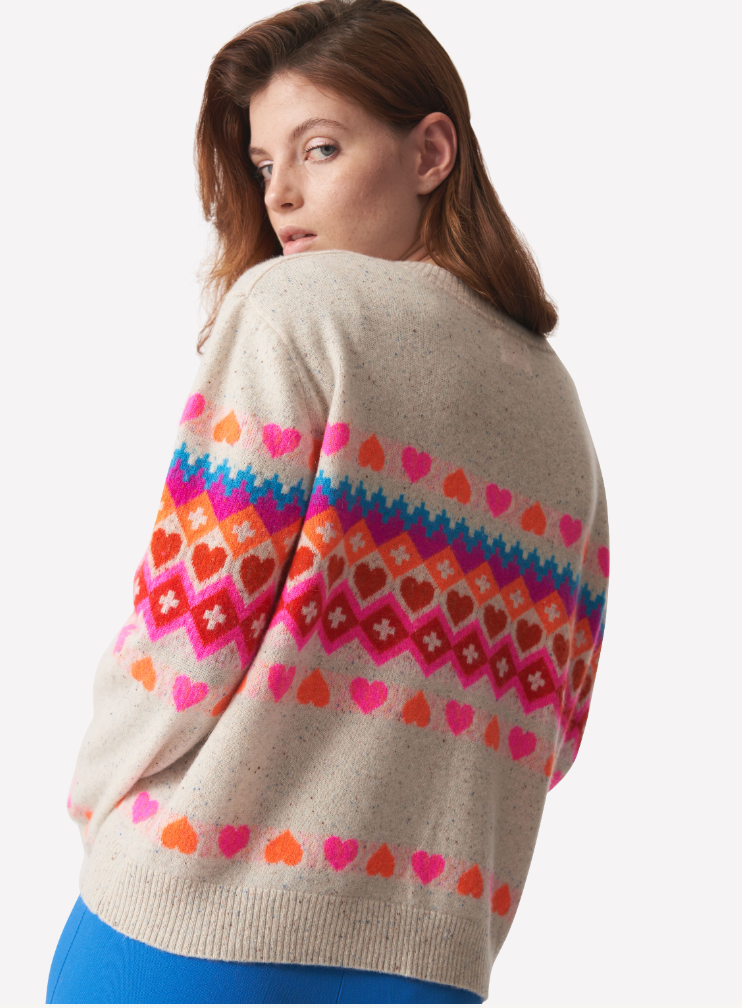 RAINBOW FAIR ISLE SWEATER - BRODIE