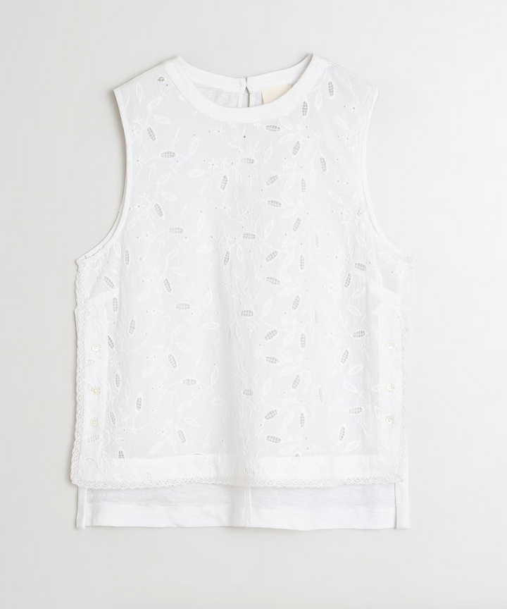 LACE COMBINED T-SHIRT - INDI&COLD