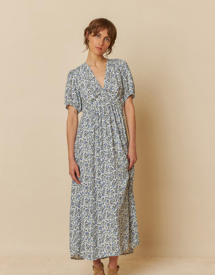 BOW NECK DRESS - INDI&COLD