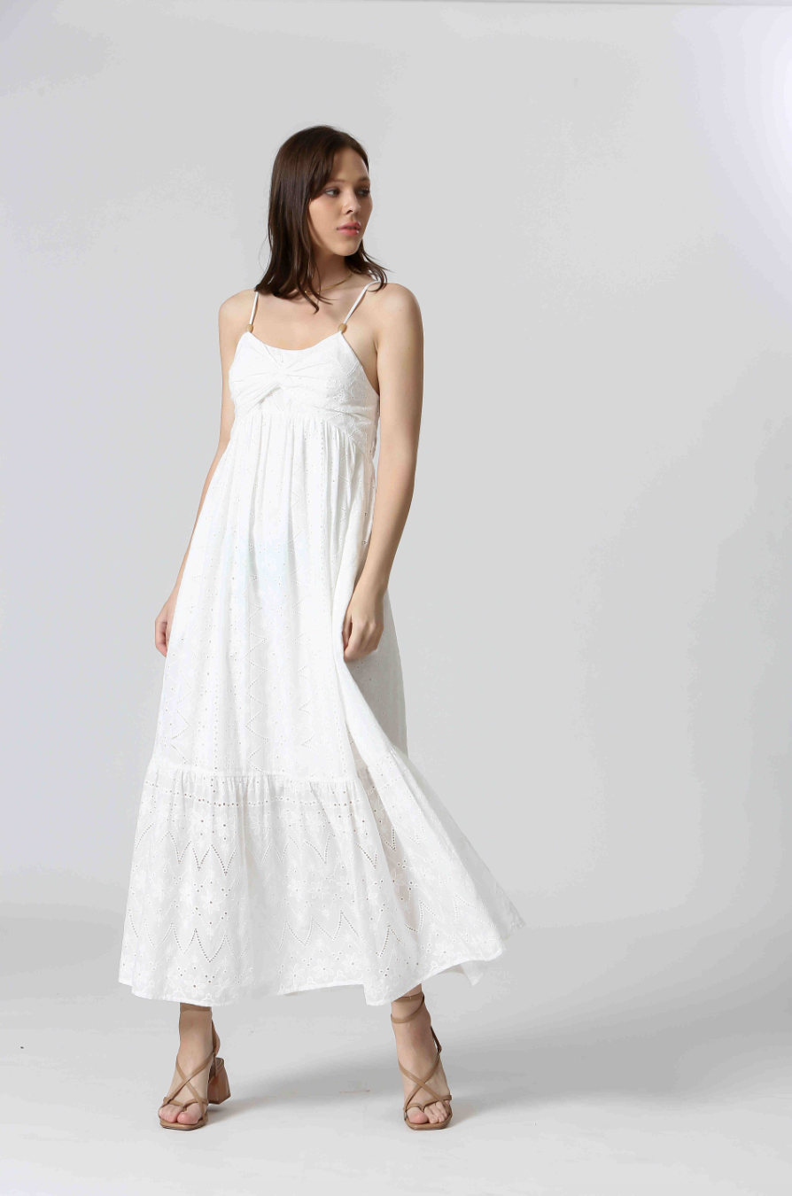 LONG EMBROIDERED DRESS - THE KORNER