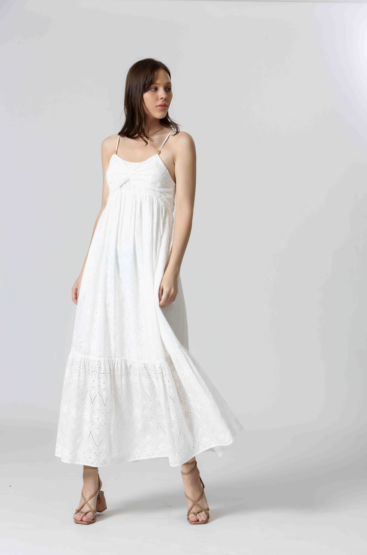 LONG EMBROIDERED DRESS - THE KORNER