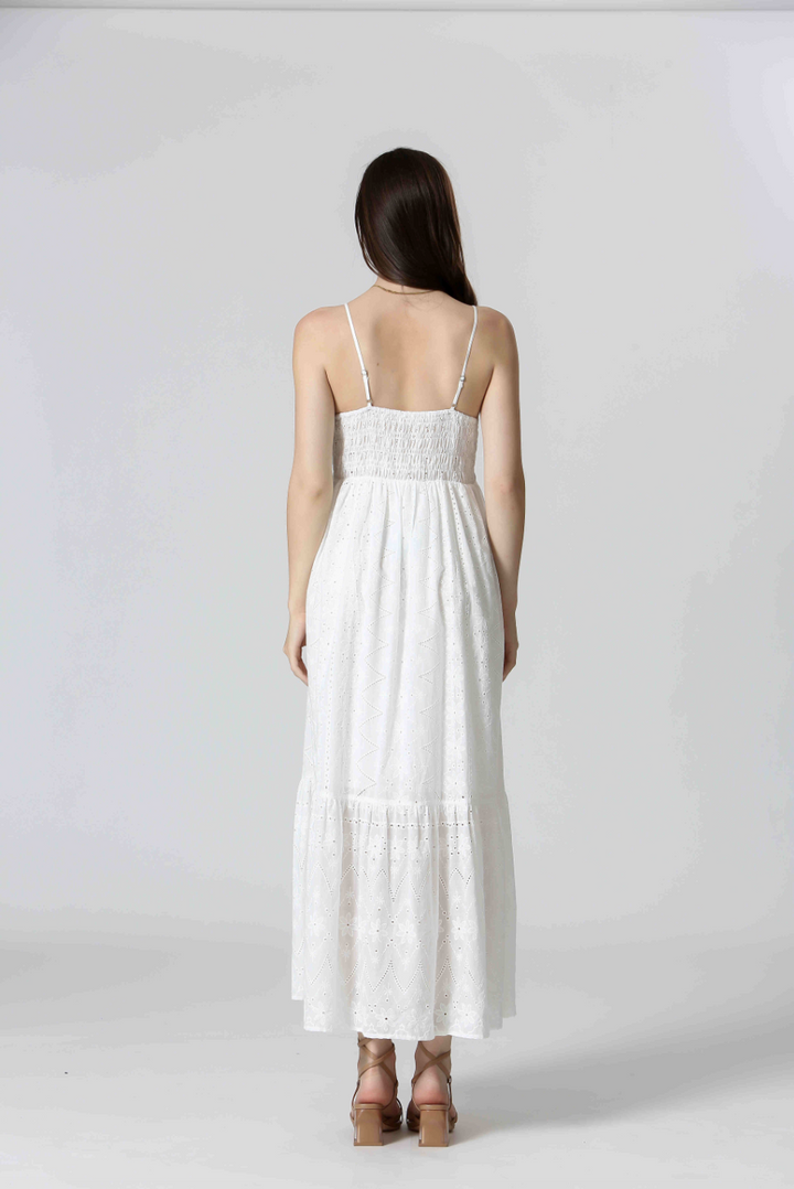 LONG EMBROIDERED DRESS - THE KORNER