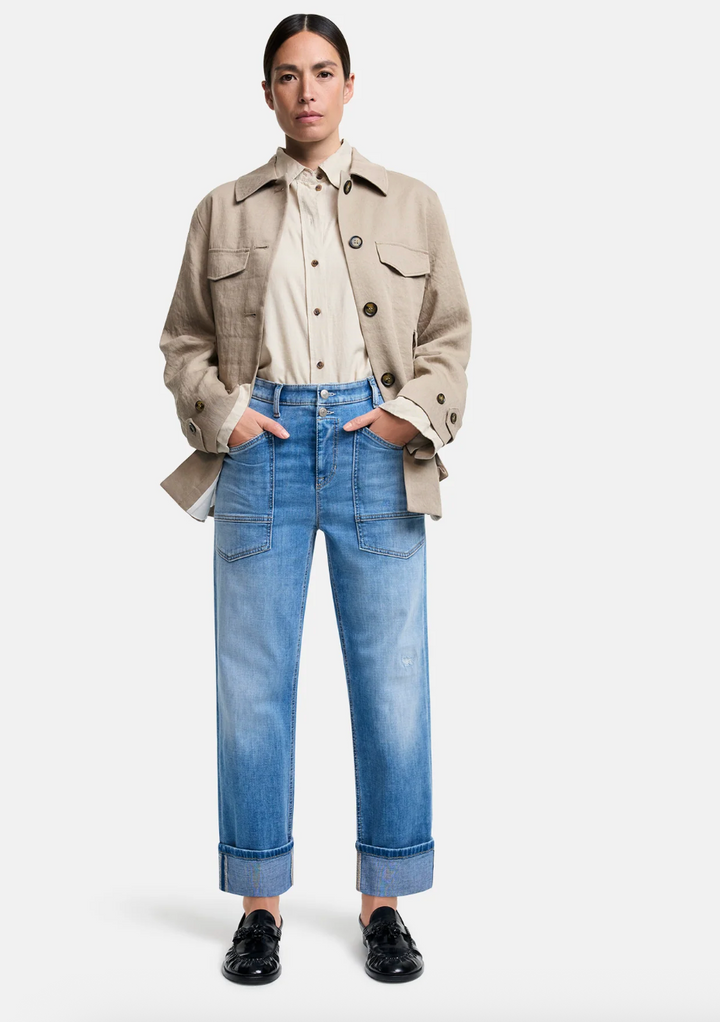 GUILI CROPPED JEANS - CAMBIO