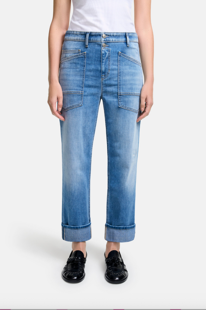GUILI CROPPED JEANS - CAMBIO