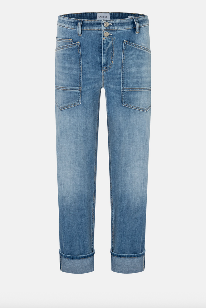 GUILI CROPPED JEANS - CAMBIO