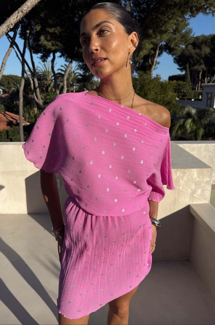 TILLY MINI DRESS (PETAL PINK) - NEVER FULLY DRESSED