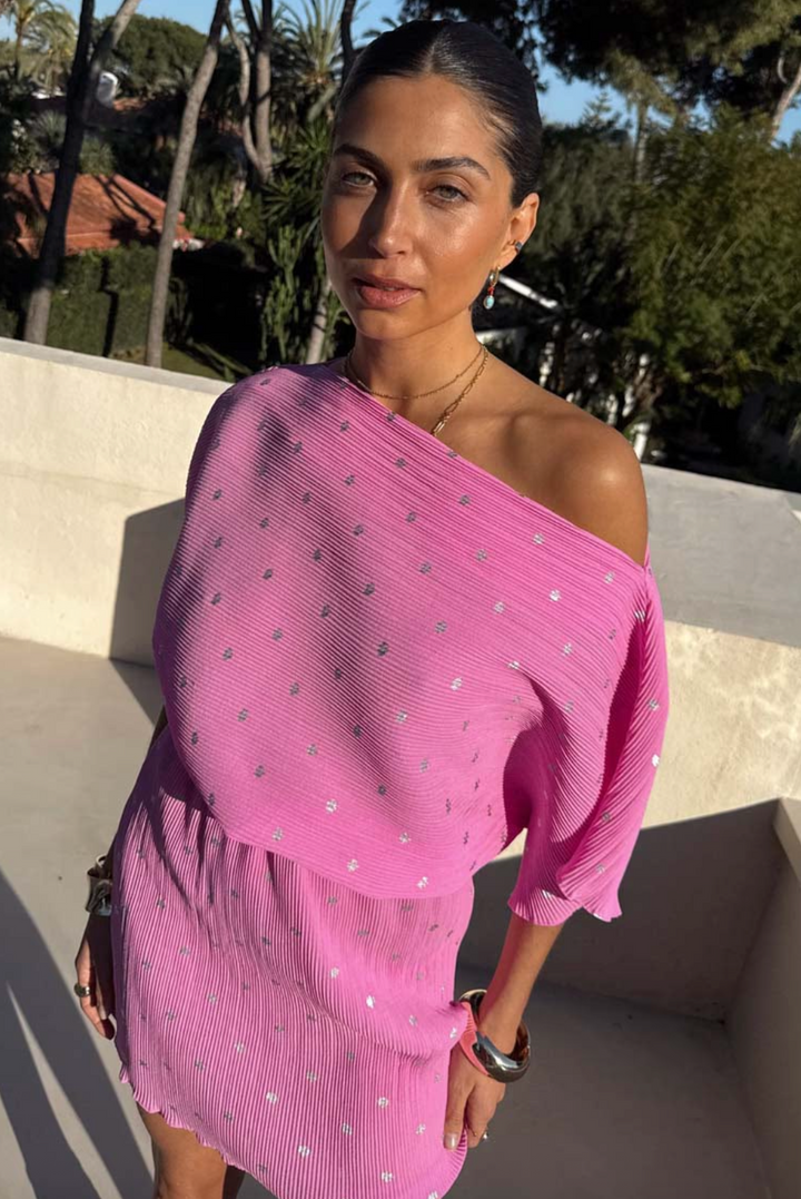 TILLY MINI DRESS (PETAL PINK) - NEVER FULLY DRESSED