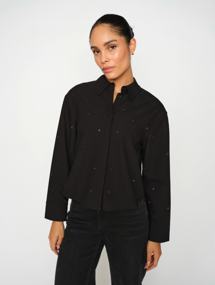RIE GERI SHIRT (BLACK) - MOS MOSH