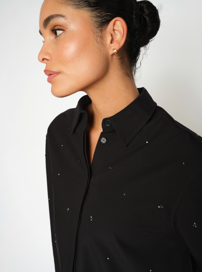 RIE GERI SHIRT (BLACK) - MOS MOSH