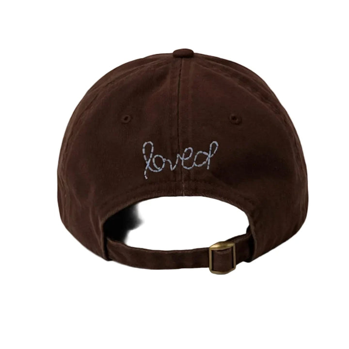 KR IMPERFECT HEART HAT (COCOA-CHAMBRAY) - KERRI ROSENTHAL