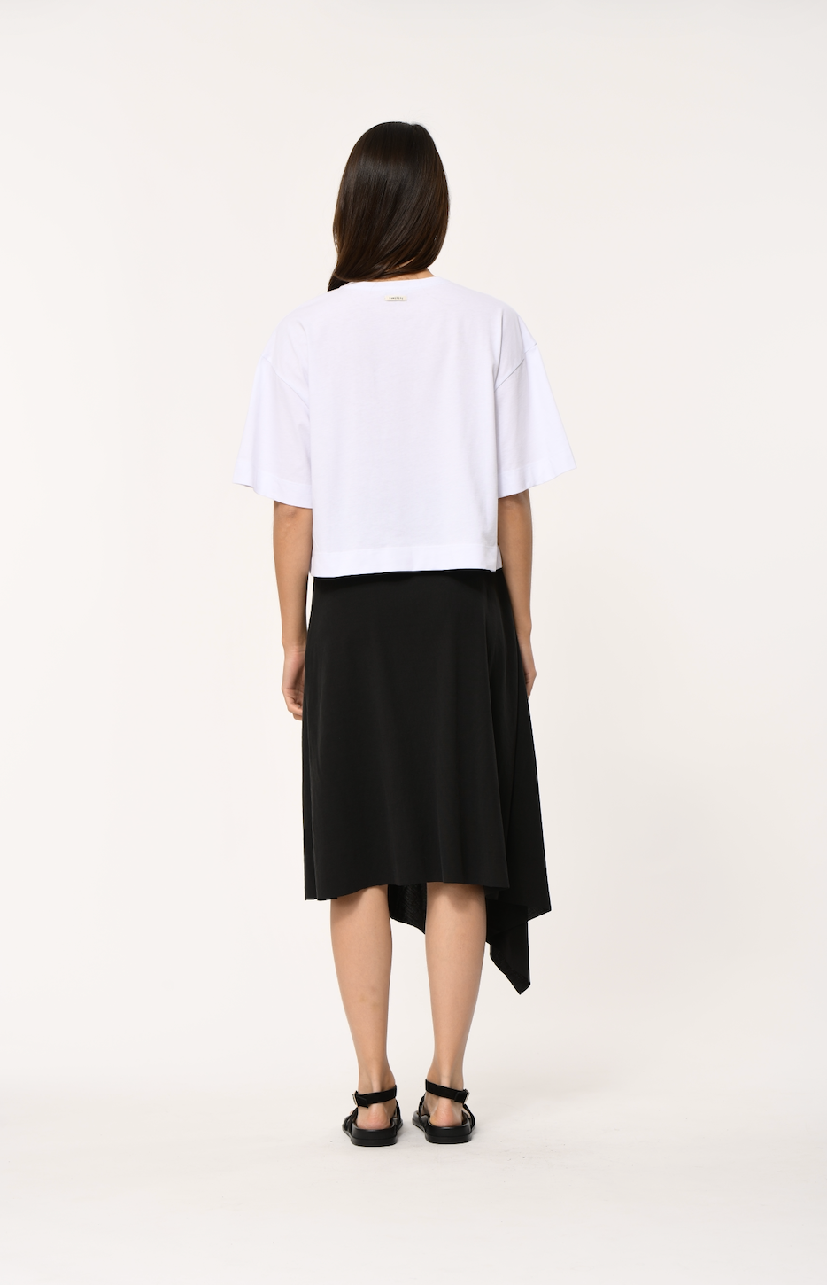 LAMIA FLOW SKIRT (NOIR) - HUMILITY