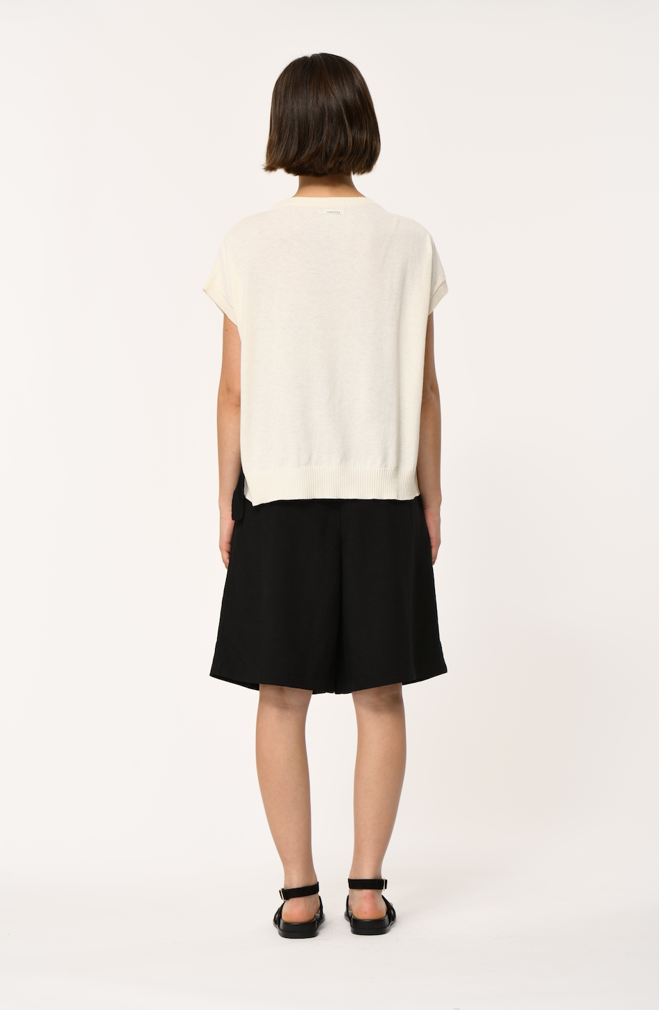 LUTA PULL ON TOP (OFF-WHITE/NOIR) - HUMILITY