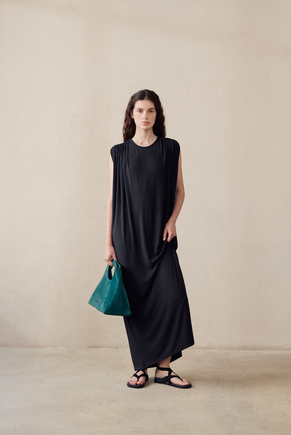 LIO DRESS (NOIR) - HUMILITY