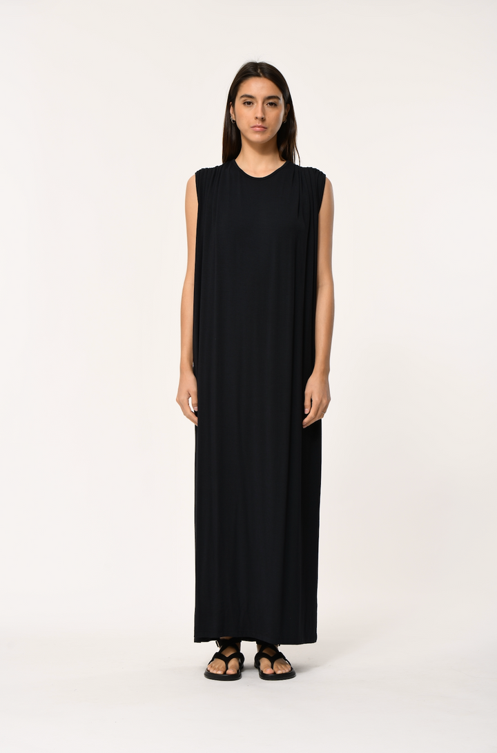 LIO DRESS (NOIR) - HUMILITY