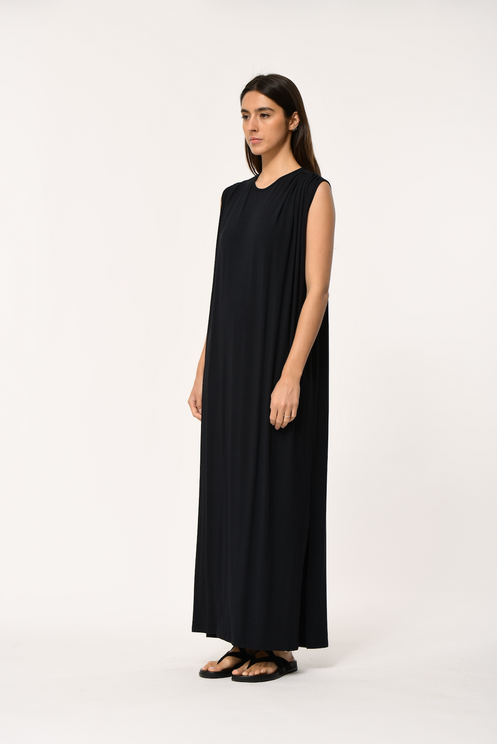 LIO DRESS (NOIR) - HUMILITY