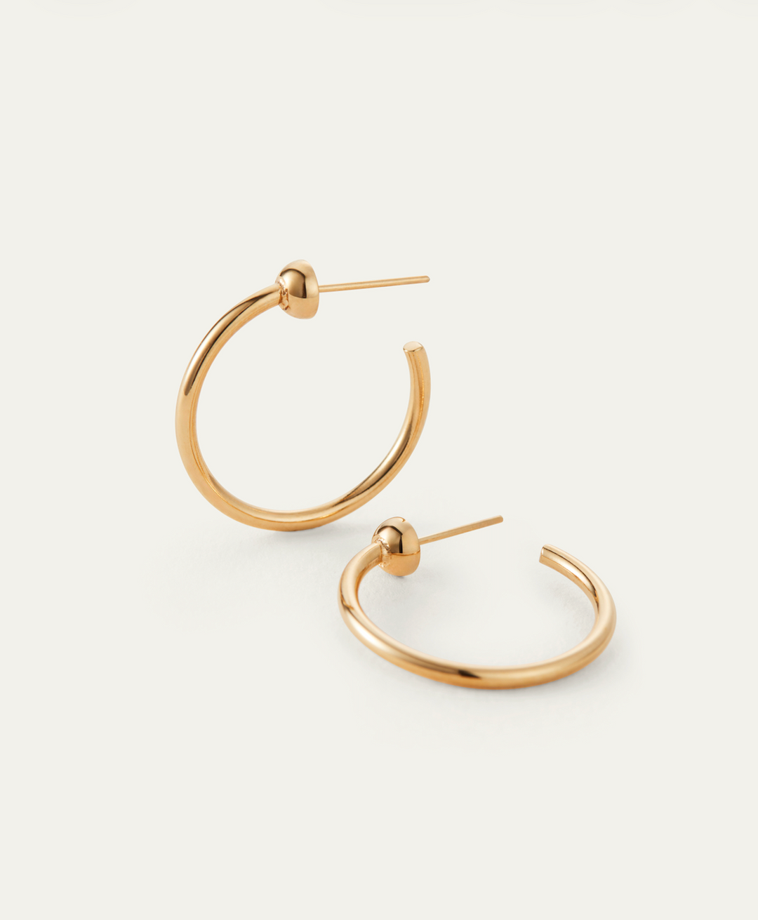 MINI ICON HOOPS (GOLD) - JENNY BIRD