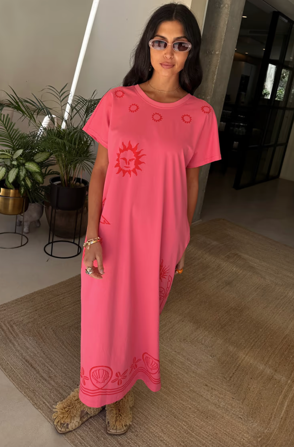 REVERSIBLE AZURA T-SHIRT DRESS - NEVER FULLY DRESSED