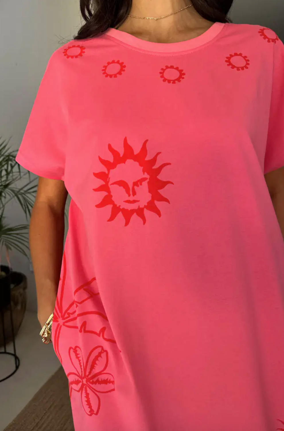 REVERSIBLE AZURA T-SHIRT DRESS - NEVER FULLY DRESSED