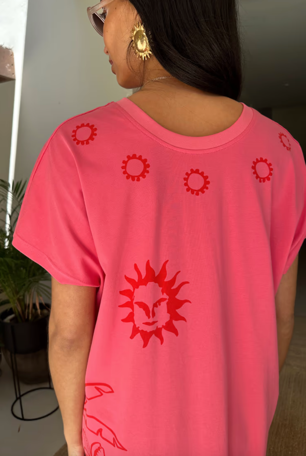 REVERSIBLE AZURA T-SHIRT DRESS - NEVER FULLY DRESSED