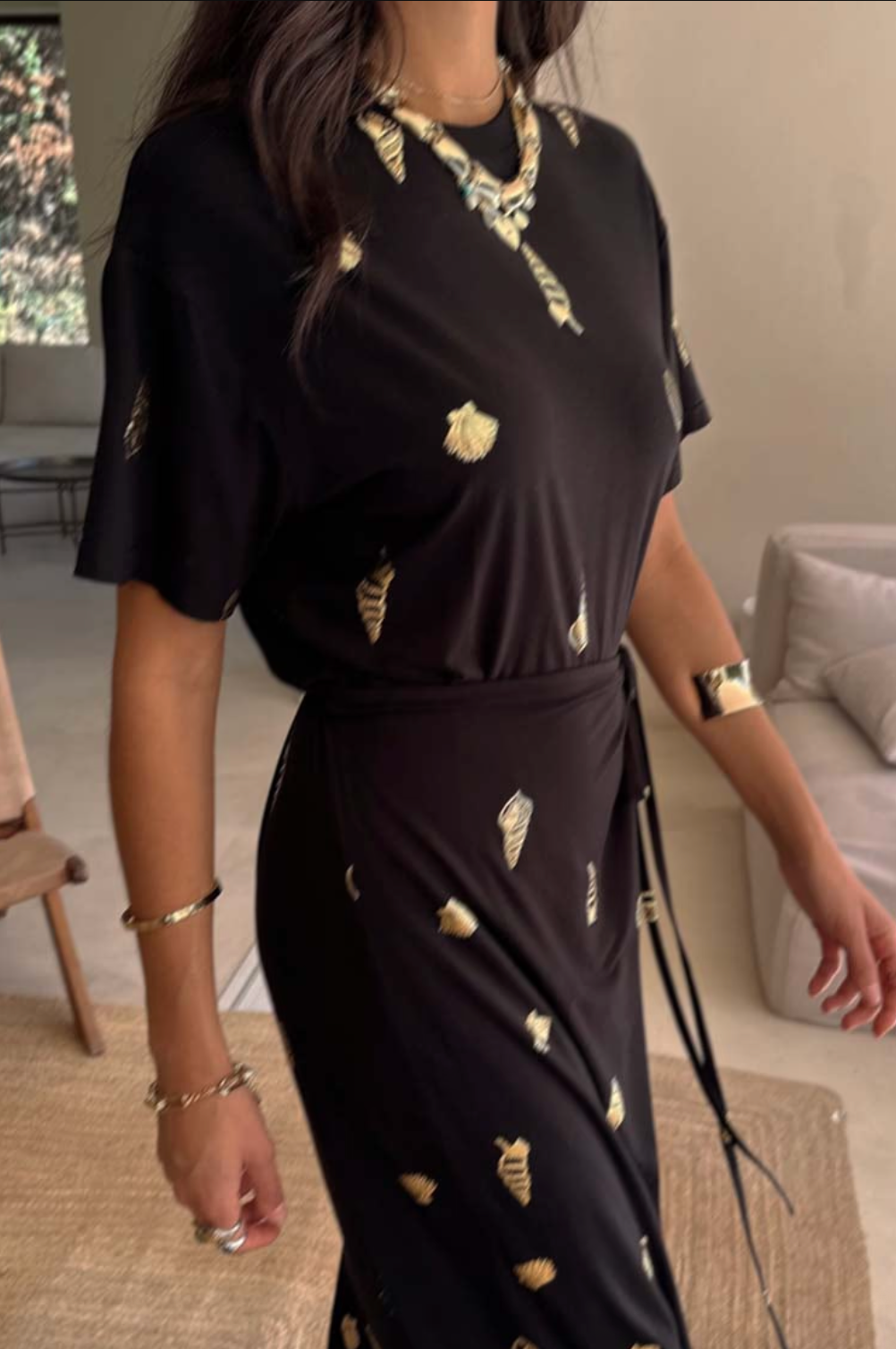 LEIA SHELL MIDI DRESS - NEVER FULLY DRESSED