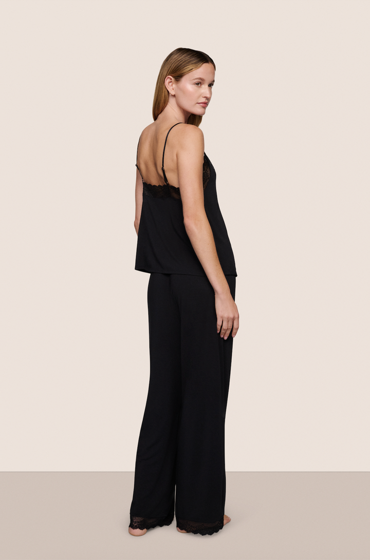 LARA CAMI PANT PJ SET (BLACK) - EBERJEY