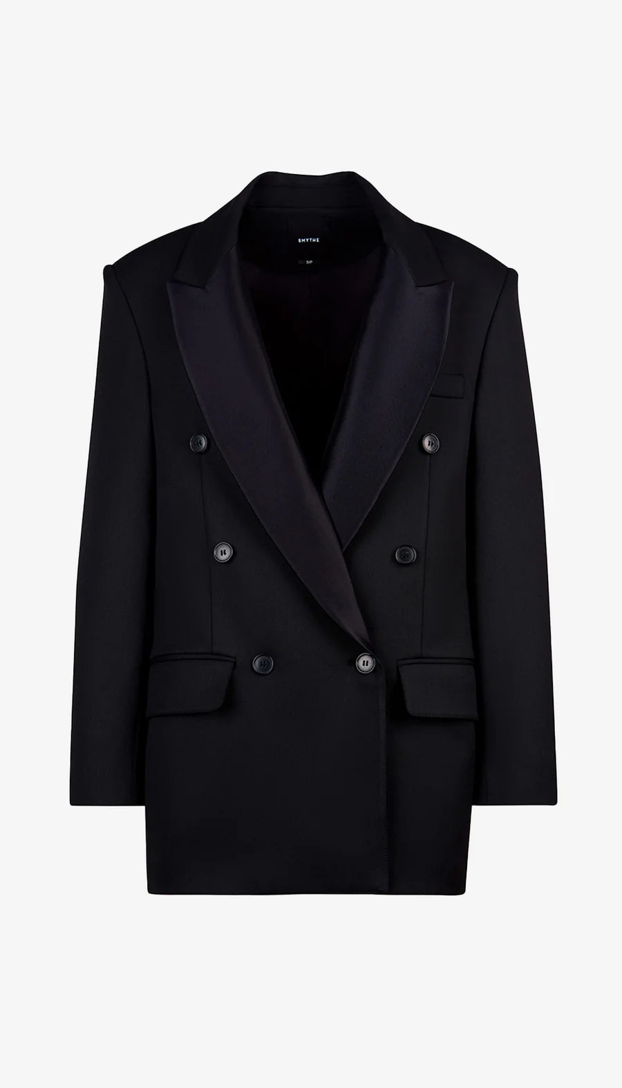 PEAKED LAPEL TUX BLAZER (BLACK) - SMYTHE