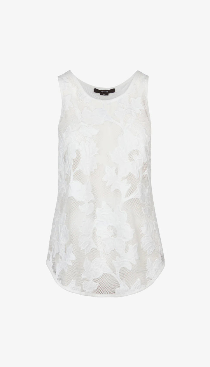 SHIRTTAIL TANK (WHITE) - SMYTHE