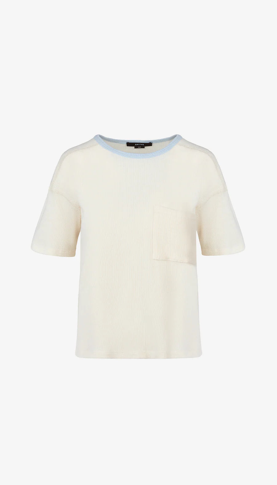 COLORBLOCK POCKET TEE (CREAM) - SMYTHE