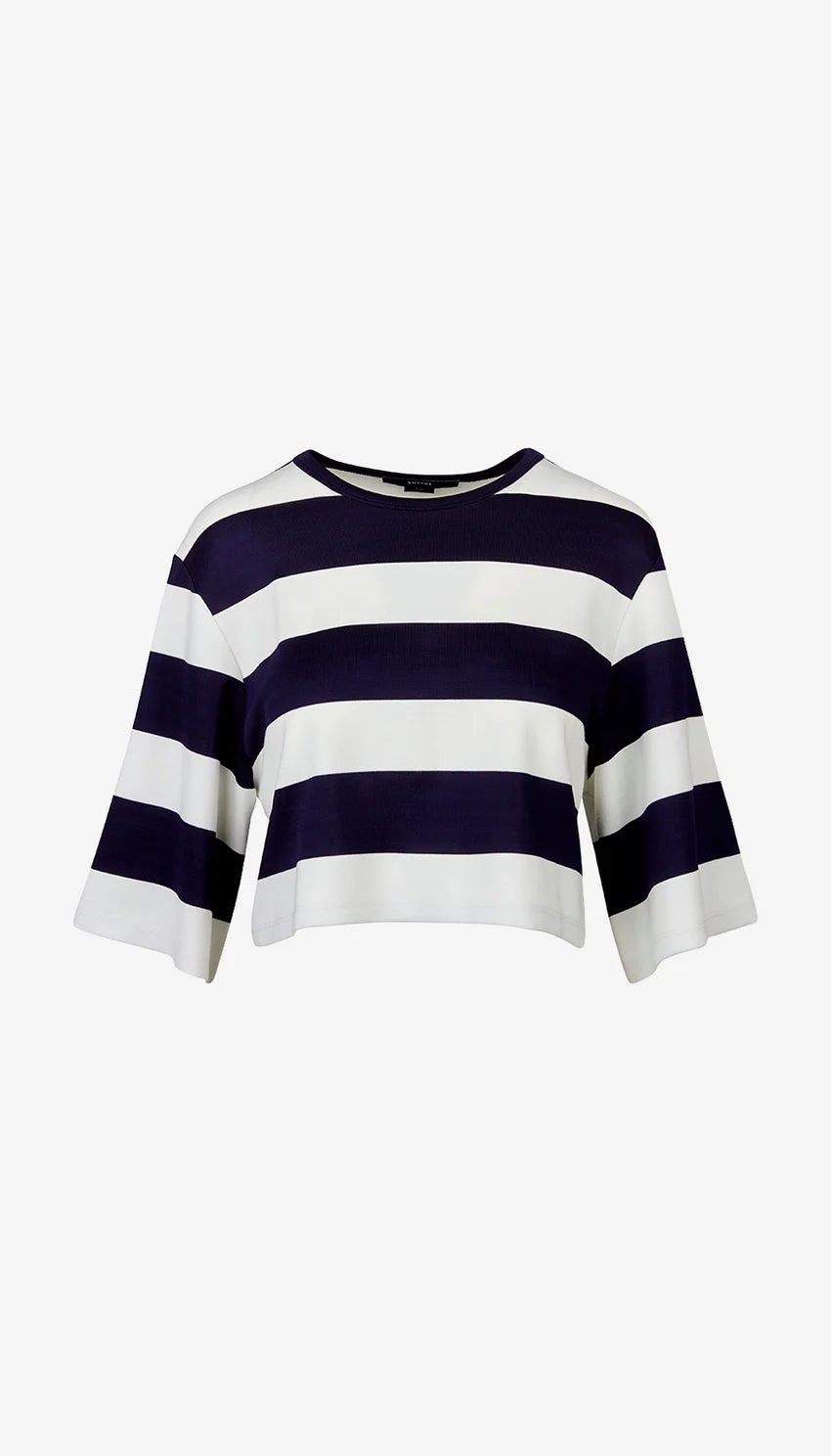 CROPPED SWING TEE (NAVY) - SMYTHE