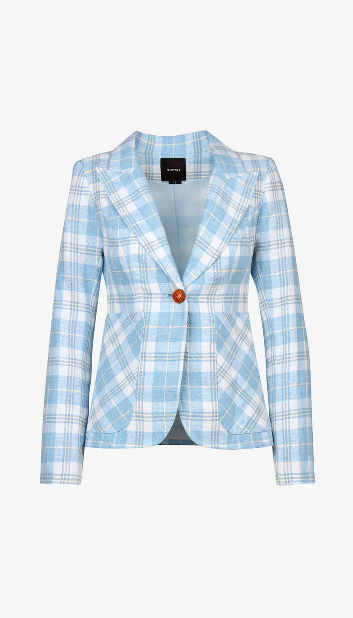 PATCH POCKET DUCHESS BLAZER (BLUE) - SMYTHE