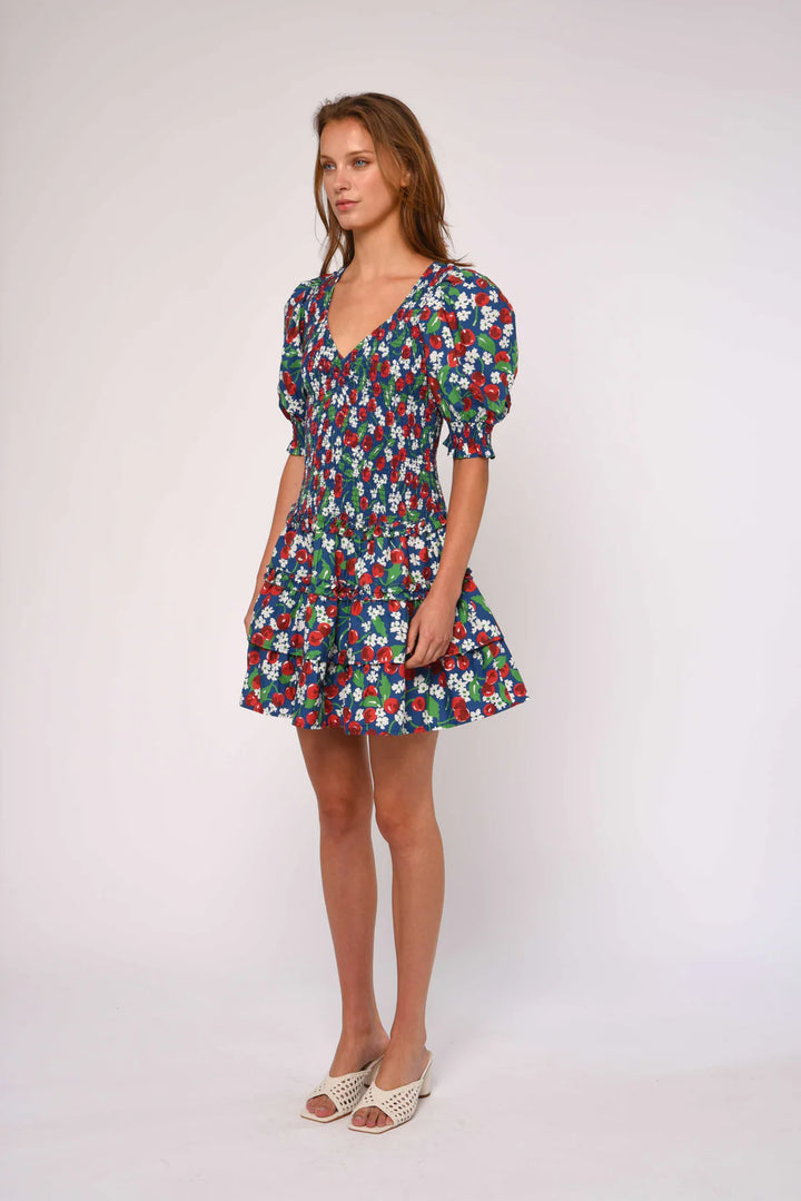 AUDREY SHORT SLEEVE DRESS (MISS CHERRY PRINT) - LOVE THE LABEL