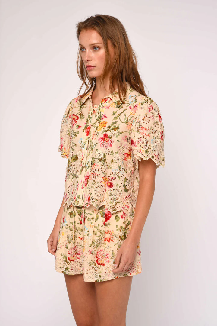 ABIGAIL TOP (TIFFANY FLORAL PRINT) - LOVE THE LABEL