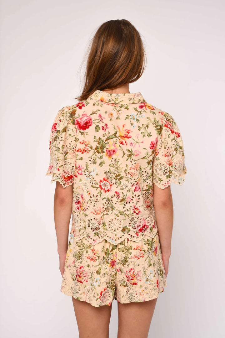 ABIGAIL TOP (TIFFANY FLORAL PRINT) - LOVE THE LABEL
