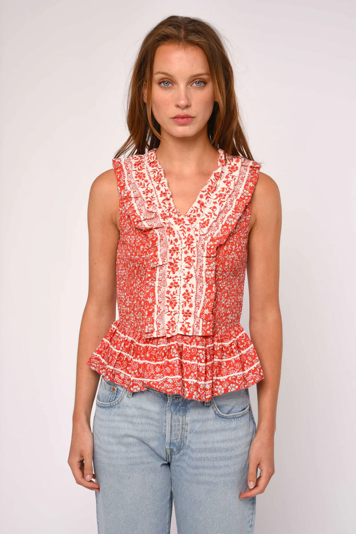 ZEPHYR TOP (ROSEMARY DREAMSCAPE PRINT) - LOVE THE LABEL
