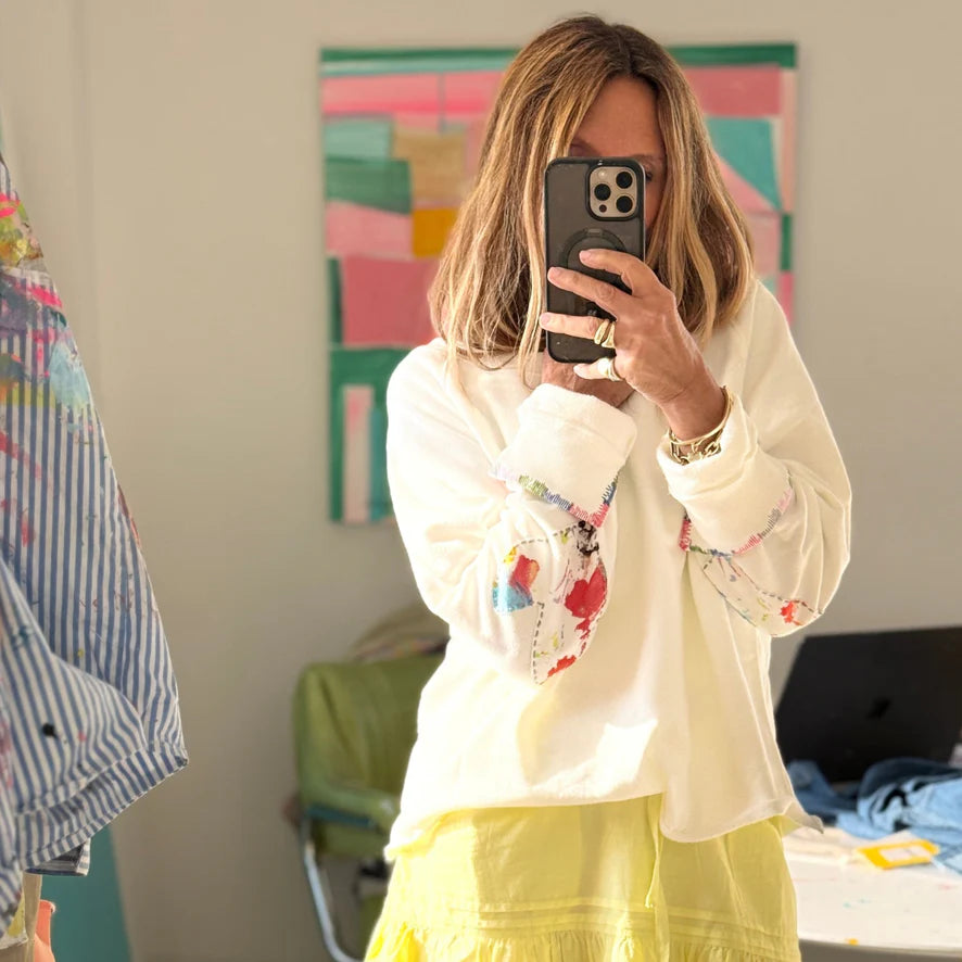 STUDIO SWEATSHIRT (CLOUD) - KERRI ROSENTHAL