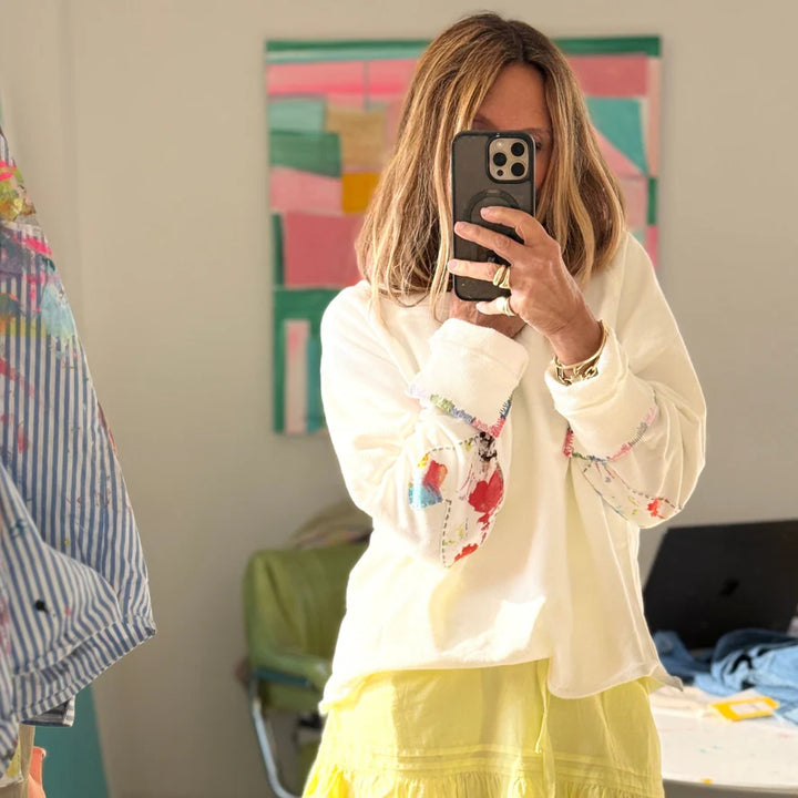 STUDIO SWEATSHIRT (CLOUD) - KERRI ROSENTHAL
