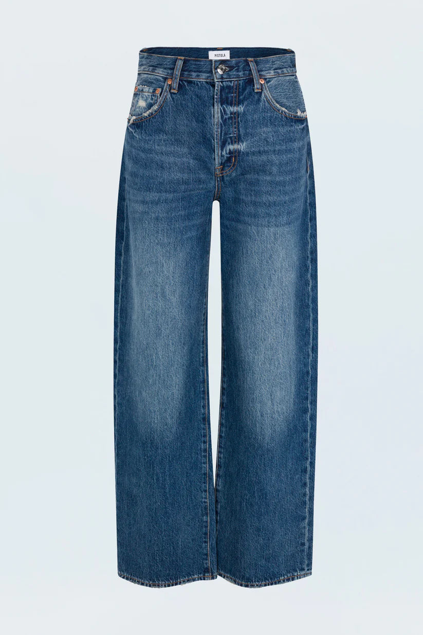 TATE HIGH RISE BOWED WIDE LEG PANT - PISTOLA