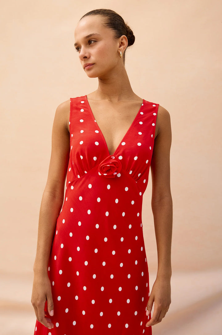 TERENA RAILS X GIADZY MIDI DRESS (ROSSA) - RAILS