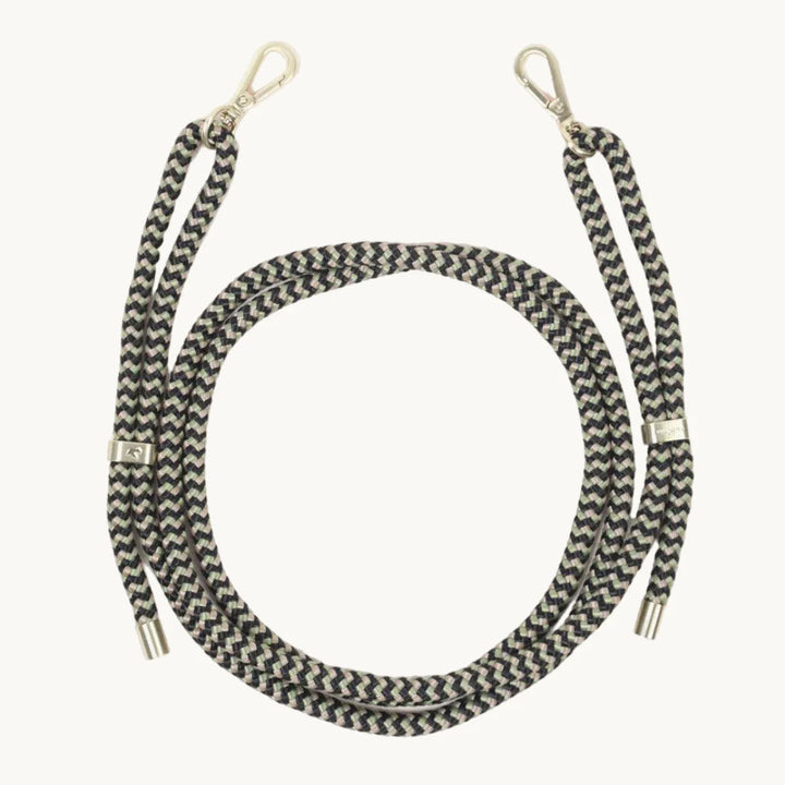 TESSA MULTICOLOUR CORD (BLACK/GREEN) - LOUVINI