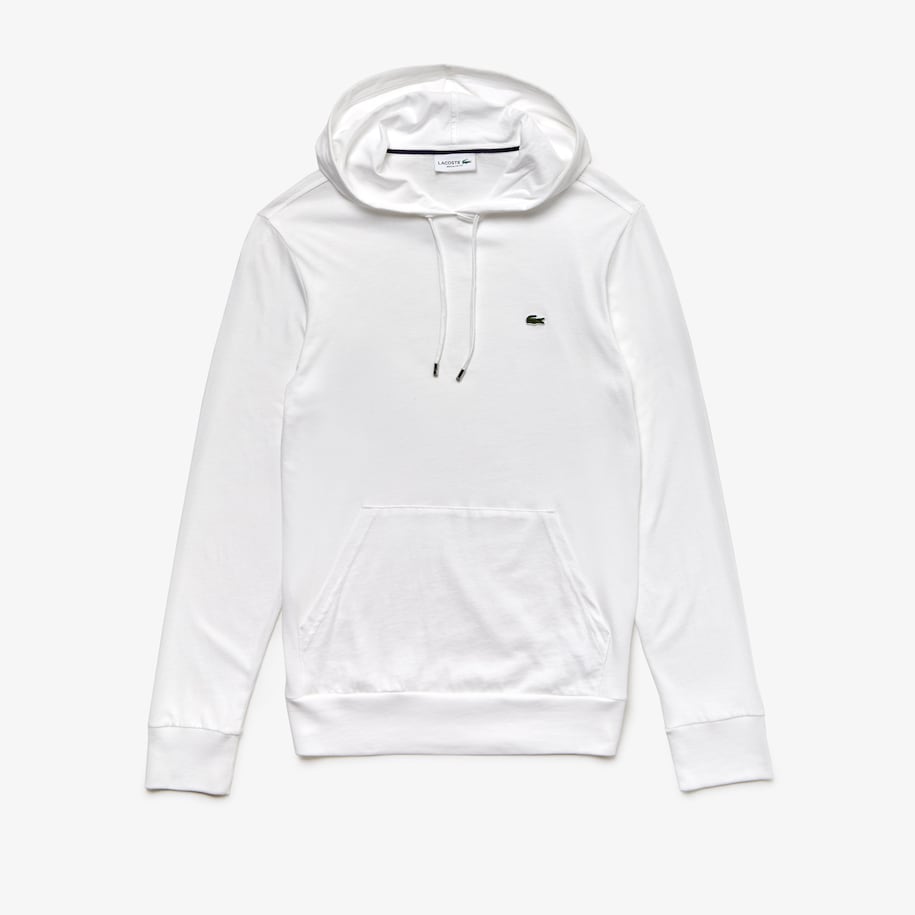 LIGHT WEIGHT HOODIE (WHITE) - LACOSTE
