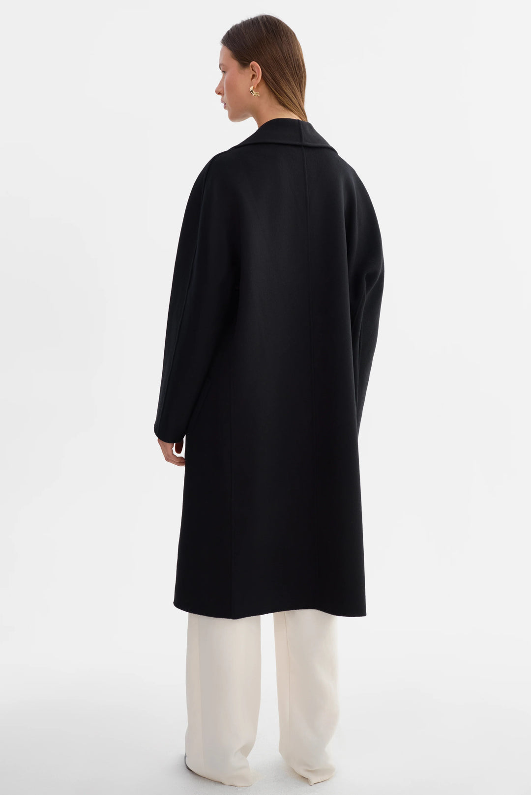 THARA DOUBLE FACE WOOL COAT (BLACK) - LAMARQUE