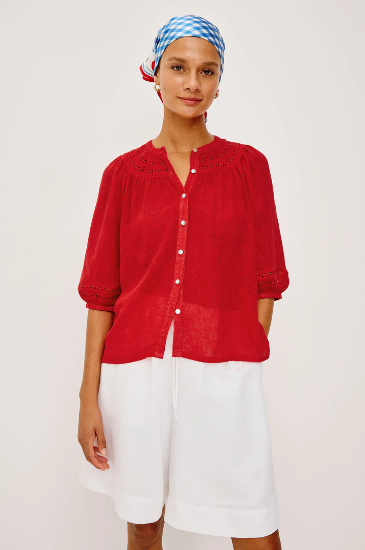 THEIA RAILS X GIADZY TOP (TOMATO) - RAILS