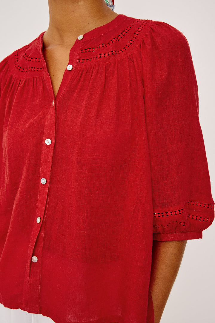 THEIA RAILS X GIADZY TOP (TOMATO) - RAILS