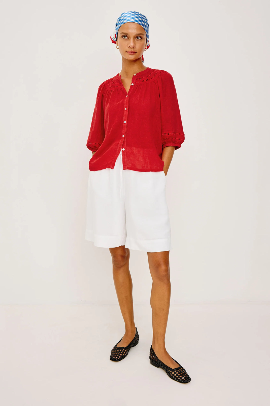 THEIA RAILS X GIADZY TOP (TOMATO) - RAILS