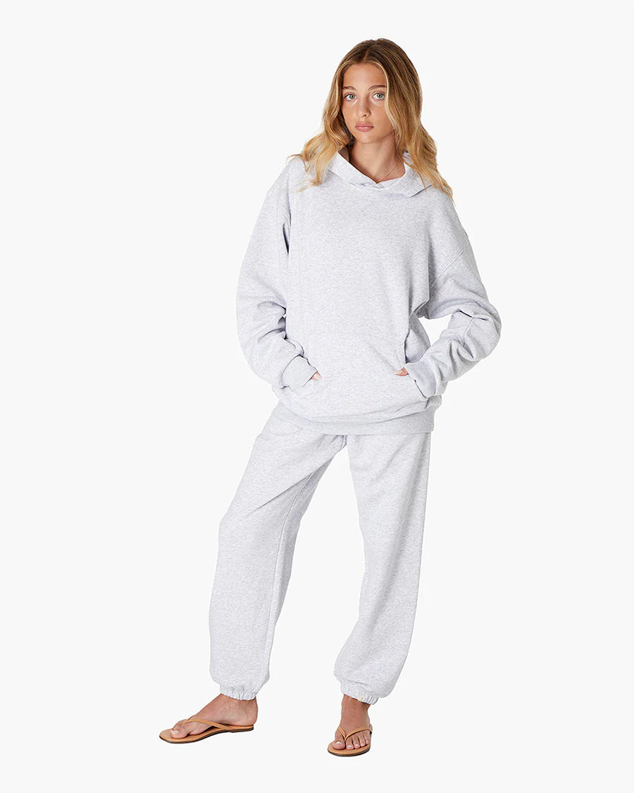 AIR WHIPPED HOODIE (HEATHER GREY) - TKEES