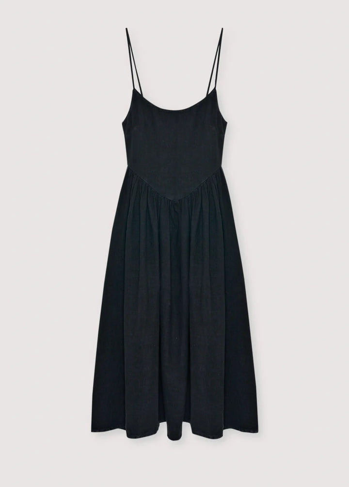 LIPPIA DRESS (MIDNIGHT BLACK) - NEW SOCIETY